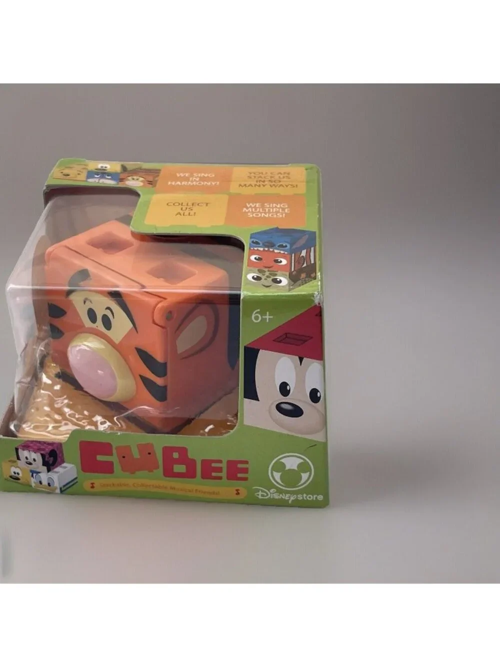 Disney Store Tigger Cubee Stackable Musical Friends Cubes Takara Vintage